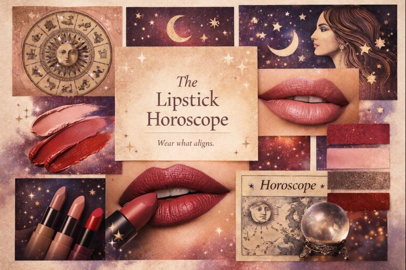 The Lipstick Horoscope LadyEsmeralda has lipstick close ups and swatches 