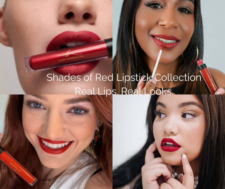 Shades of Red Lipstick Collection