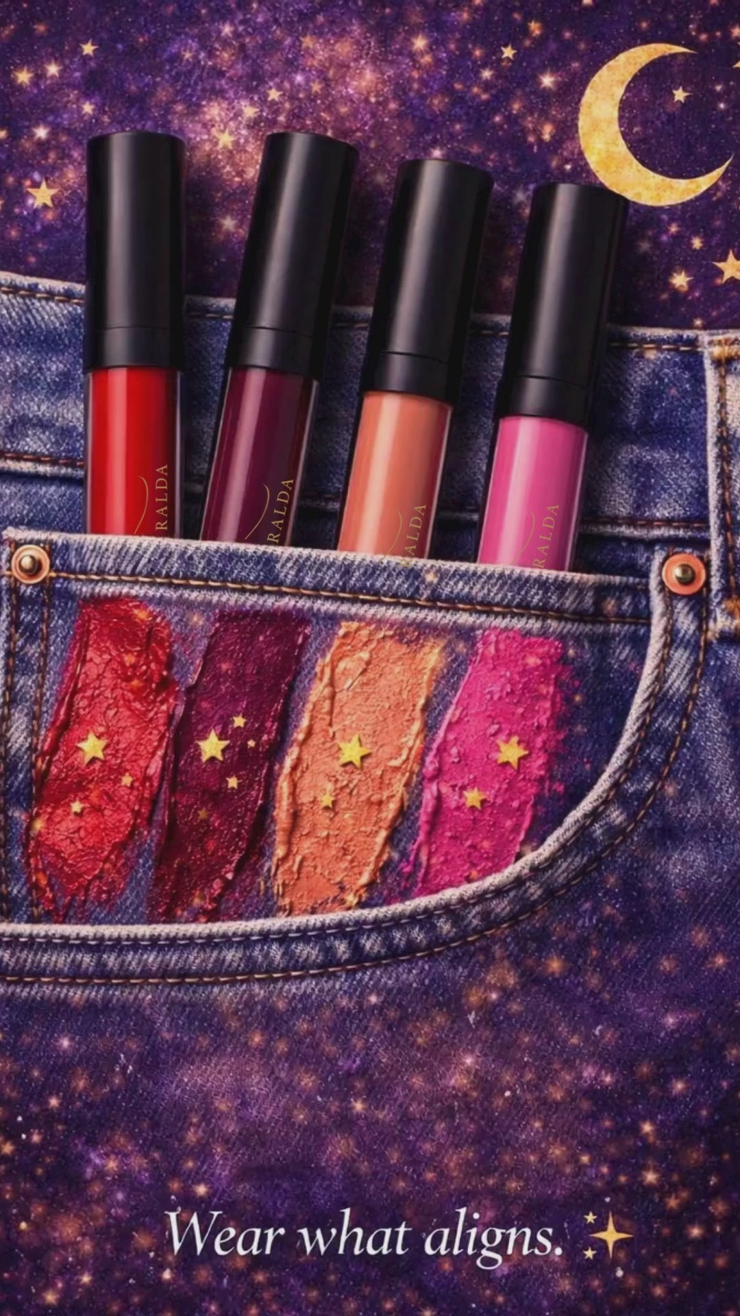 lipsticks in a pants pockets 