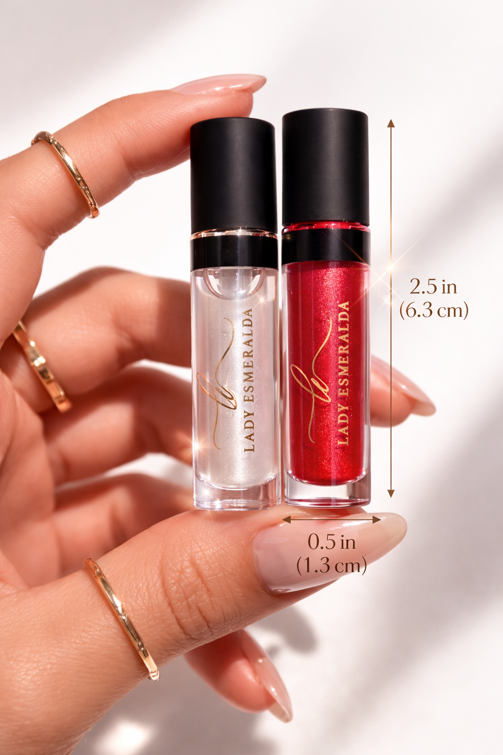 mini travel size lipglosses 